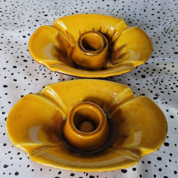 Pair of VTG Haeger Candlestick Holders - Picture 2 of 11